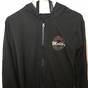 Brandy Melville Black Malibu Windbreaker